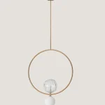 Подвесной светильник Level золотой 80 см