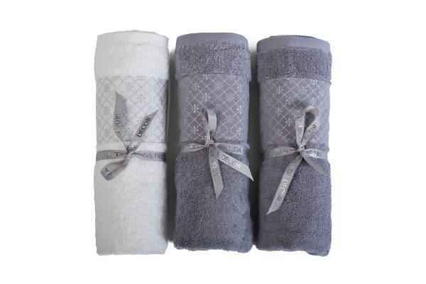 Полотенце махровое 50*90 Венера серое — изображение 5