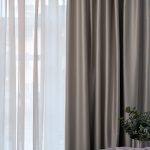 Портьера широкая без подклада димаут 283107 260см