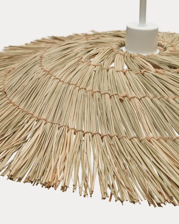 Потолочный плафон Gualta из натурального волокна с натуральной отделкой, 50 см — изображение 4