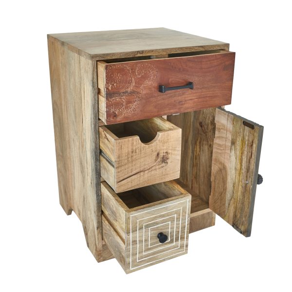 Прикроватная тумба из массива, ГОБИНД 4 ящика — изображение 5