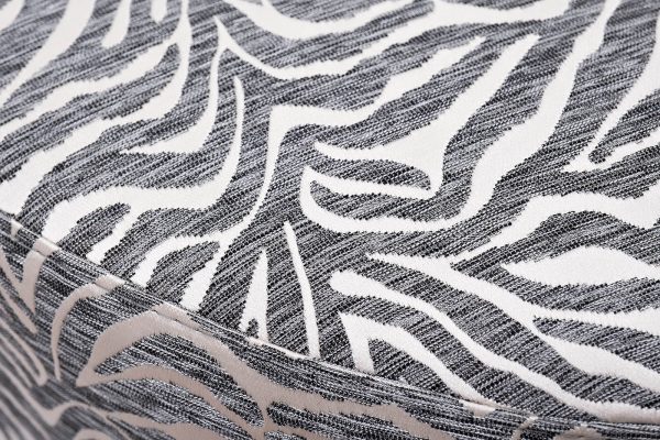 Пуф круглый Murano 80 жаккард принт бежевый Ana BEG 80*80*33см — изображение 2