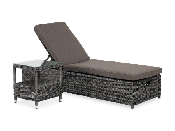 "Рим" комплект шезлонг со столиком