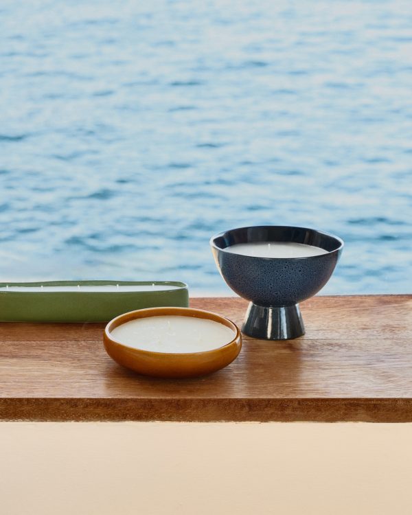 Sapira Керамическая свеча оранжевого цвета Ø 21 см — изображение 4