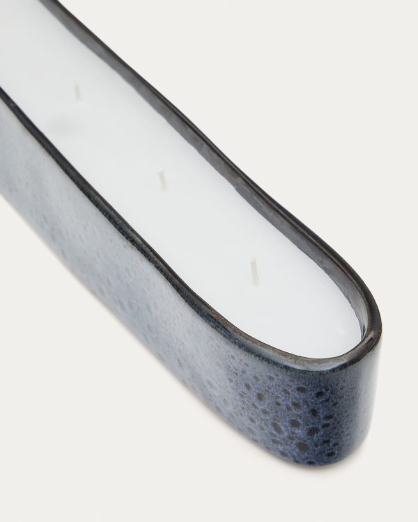 Sapira Свеча керамическая синяя 6 x 34,5 см — изображение 3