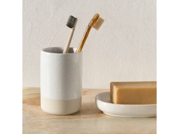 Selis белая керамическая подставка для зубных щеток — изображение 2