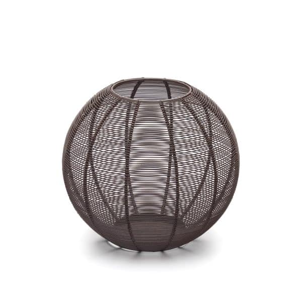 Сферический подсвечник Amer из коричневого металла — изображение 3