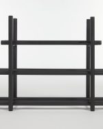 Shizu Винная полка из черного металла — изображение 3