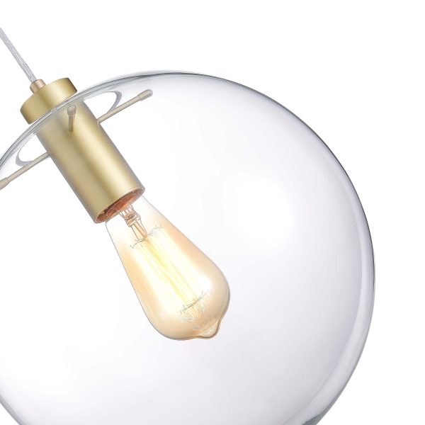 sl1056.213.01-podves-st-luce-zolotojprozrachnyj-e27-160w-noor-4 SL1056.213.01 Подвес ST-Luce Золотой/Прозрачный E27 1*60W NOOR — изображение 5