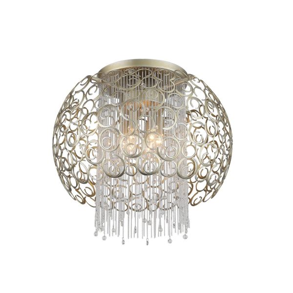 SL1101.202.06 Люстра потолочная ST-Luce Шампань/Шампань, Прозрачный E14 6*40W DOLCIMA — изображение 3