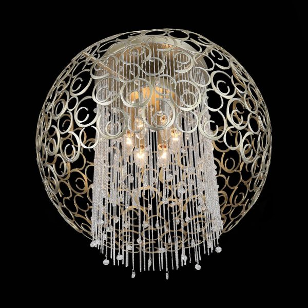 SL1101.202.06 Люстра потолочная ST-Luce Шампань/Шампань, Прозрачный E14 6*40W DOLCIMA — изображение 4