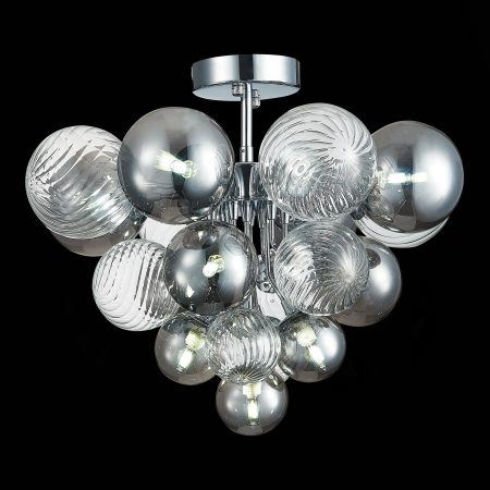 SL1124.102.10 Люстра потолочная ST-Luce Хром/Дымчатый