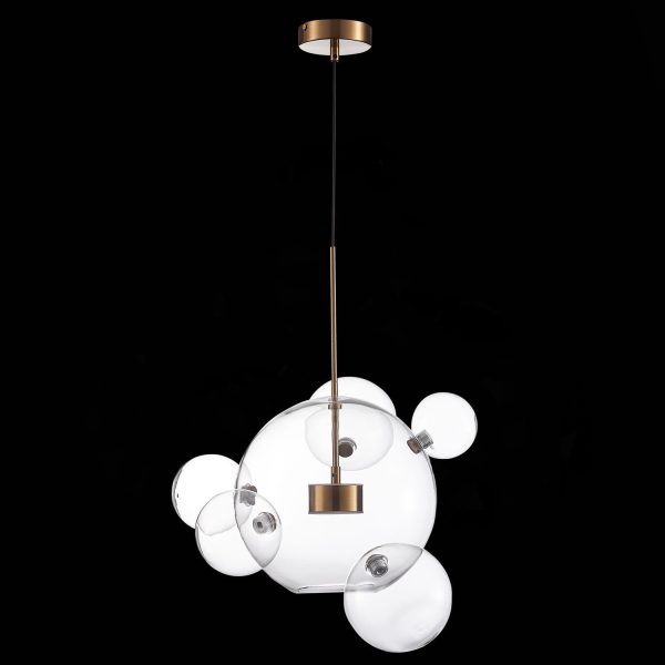 SL1133.213.01 Светильник подвесной ST-Luce Латунь/Прозрачный LED 1*14W 3000K BOPONE — изображение 4