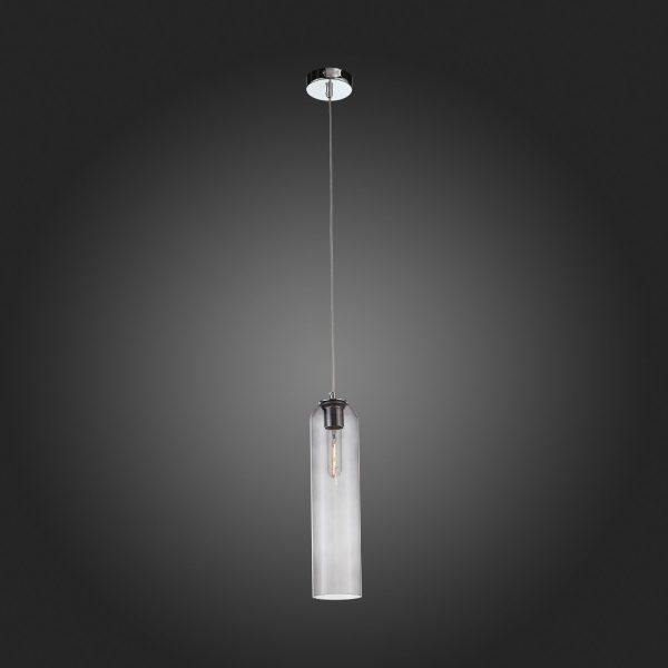 SL1145.143.01 Светильник подвесной ST-Luce Хром/Дымчатый E27 1*60W CALLANA — изображение 2