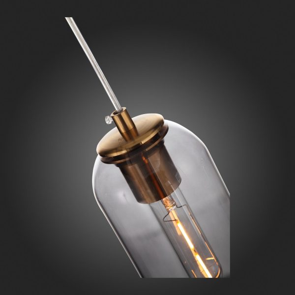 sl1145.343.01-svetilnik-podvesnoj-st-luce-latundymchatyj-e27-160w-callana-4 SL1145.343.01 Светильник подвесной ST-Luce Латунь/Дымчатый E27 1*60W CALLANA — изображение 5