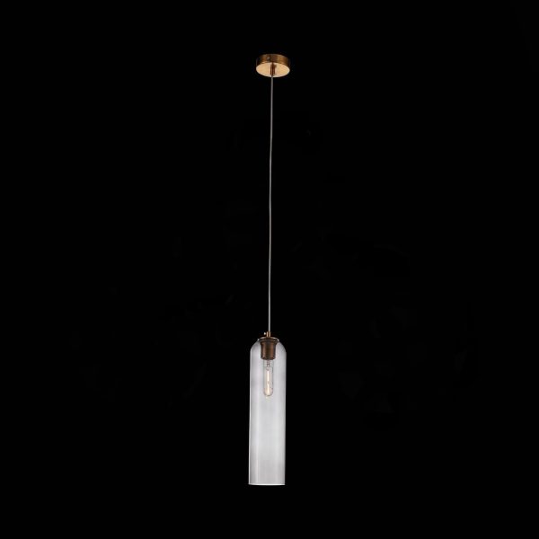 SL1145.343.01 Светильник подвесной ST-Luce Латунь/Дымчатый E27 1*60W CALLANA SL1145.343.01 Светильник подвесной ST-Luce Латунь/Дымчатый E27 1*60W CALLANA