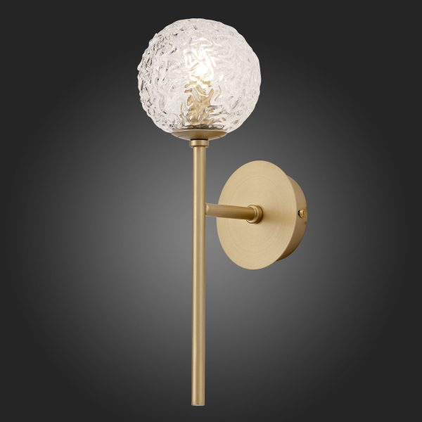 SL1152.201.01 Светильник настенный ST-Luce Золотистый/Прозрачный G9 LED 1*5W ARCOBALINO — изображение 2