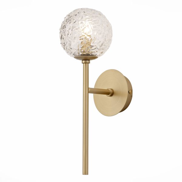 SL1152.201.01 Светильник настенный ST-Luce Золотистый/Прозрачный G9 LED 1*5W ARCOBALINO — изображение 3
