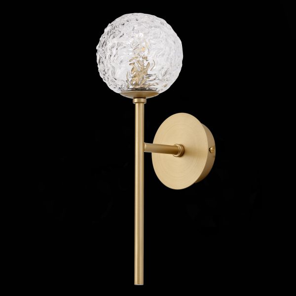 SL1152.201.01 Светильник настенный ST-Luce Золотистый/Прозрачный G9 LED 1*5W ARCOBALINO — изображение 4