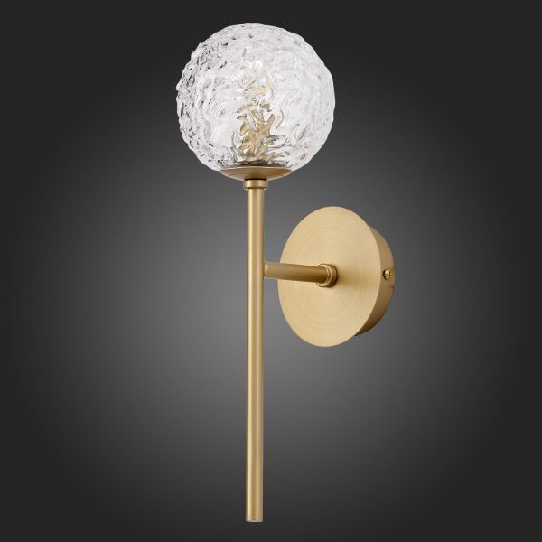 SL1152.201.01 Светильник настенный ST-Luce Золотистый/Прозрачный G9 LED 1*5W ARCOBALINO — изображение 5