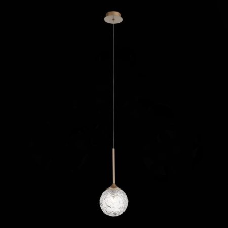 SL1152.203.01 Подвес ST-Luce Золотистый/Прозрачный G9 LED 1*5W ARCOBALINO