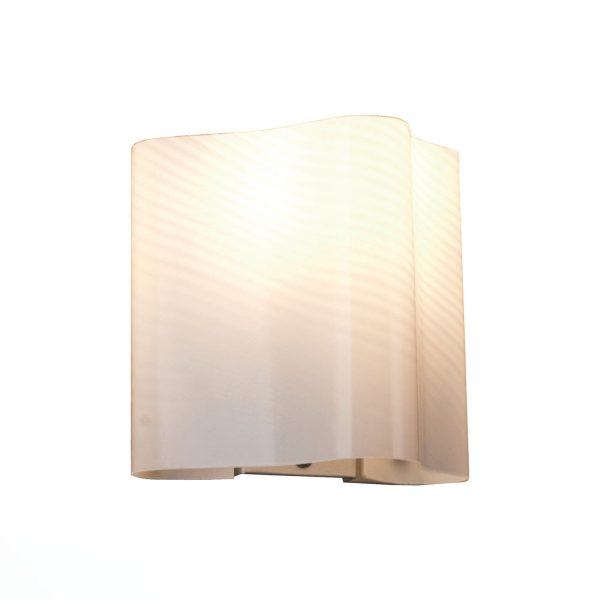 sl117.511.01-bra-st-luce-serebristyjbelyj-s-poloskami-e14-140w-onde-2 SL117.511.01 Бра ST-Luce Серебристый/Белый с полосками E14 1*40W ONDE — изображение 3