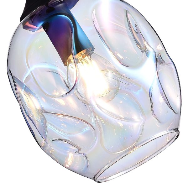 SL1188.403.01 Подвес ST-Luce Черный/Радужный E14 1*40W IDESIA — изображение 3