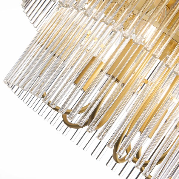 SL1225.203.06 Люстра подвесная ST-Luce Золотистый/Золотистый, Прозрачный E14 6*40W CONTATTO — изображение 4