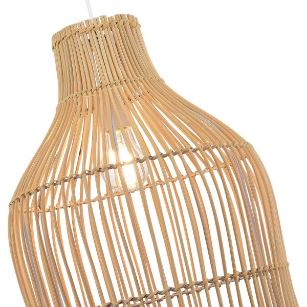 SL1513.523.01 Светильник подвесной ST-Luce Белый/Бежевый E27 1*40W CESTA — изображение 3