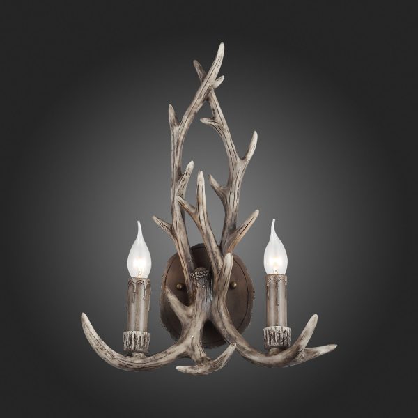 SL154.701.02 Бра ST-Luce Серый E14 2*40W CORNA — изображение 2