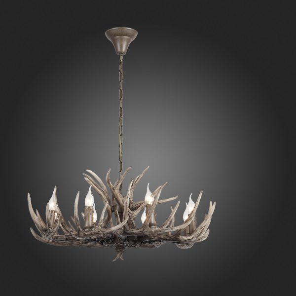 SL154.703.08 Люстра подвесная ST-Luce Серый E14 8*40W CORNA — изображение 2