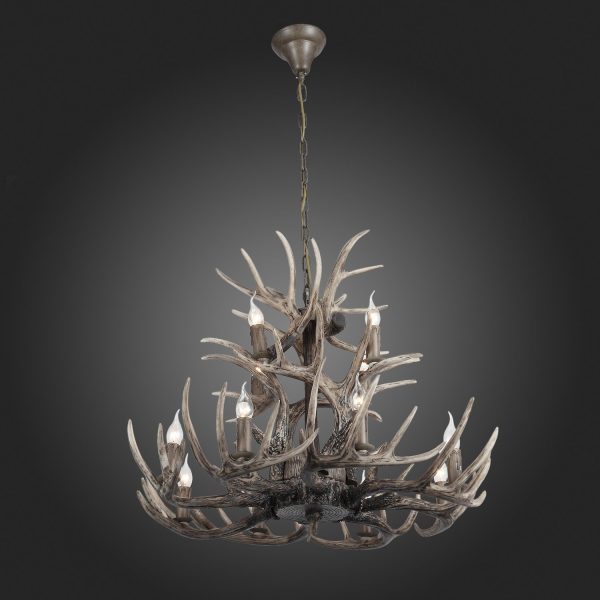 SL154.703.12 Люстра подвесная ST-Luce Серый E14 12*40W CORNA — изображение 5