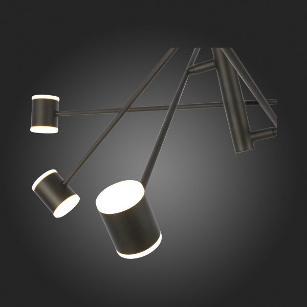 SL1597.403.08 Светильник подвесной ST-Luce Черный/Белый LED 8*6W 3000K FORMOLLA — изображение 5