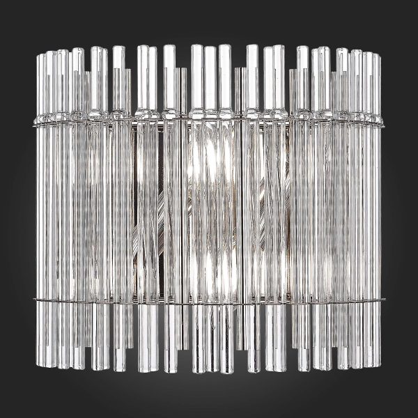 sl1656.101.02-bra-st-luce-nikelprozrachnyj-e14-240w-epica-1 SL1656.101.02 Бра ST-Luce Никель/Прозрачный E14 2*40W EPICA — изображение 2