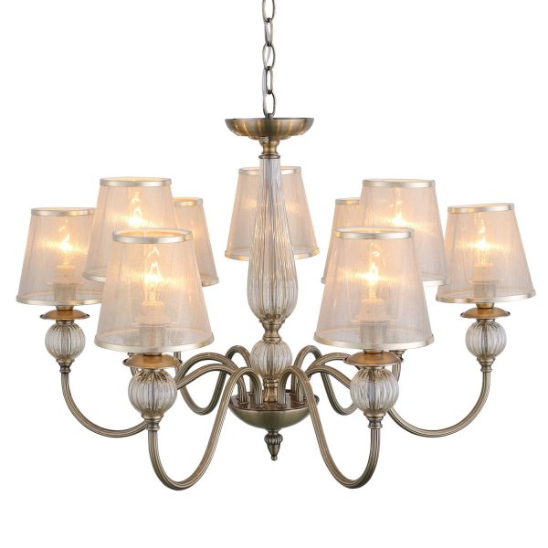 Бронза E14 9*40W GRAZIA Бронза E14 9*40W GRAZIA