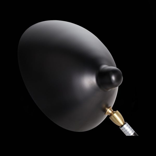 SL305.404.01 Прикроватная лампа ST-Luce Черный/Черный, Белый E27 1*60W SPRUZZO — изображение 4