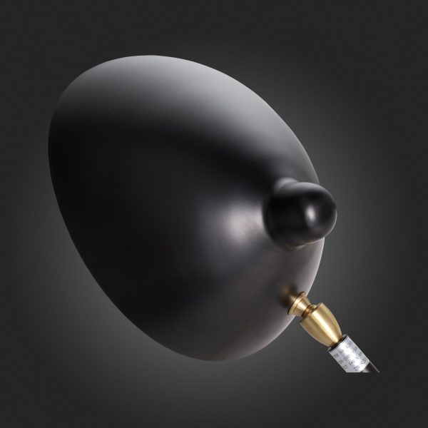 SL305.404.01 Прикроватная лампа ST-Luce Черный/Черный, Белый E27 1*60W SPRUZZO — изображение 5