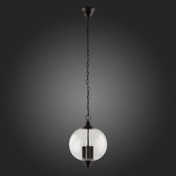 SL362.303.03 Светильник подвесной ST-Luce Черный/Прозрачный E14 3*60W LATERIA — изображение 2
