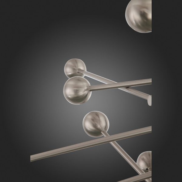 SL377.302.08 Люстра потолочная ST-Luce Никель/Прозрачный LED 8*4,5W 3000K GIACIO — изображение 5