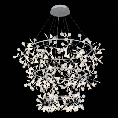 SL379.103.486 Люстра подвесная ST-Luce Серебристый/Белый LED 486*0