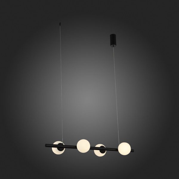 SL395.403.04 Люстра подвесная ST-Luce Черный/Белый LED 4*8W 4000K DONOLO — изображение 2