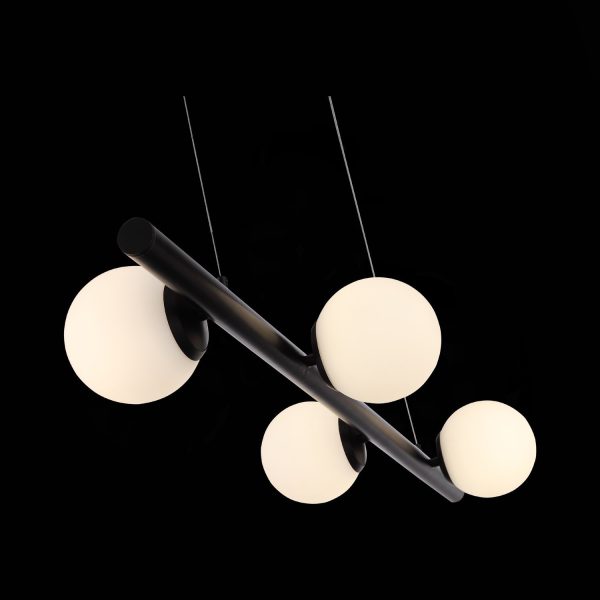 SL395.403.04 Люстра подвесная ST-Luce Черный/Белый LED 4*8W 4000K DONOLO — изображение 4