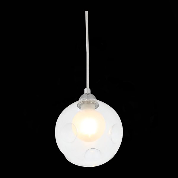 SL431.113.01 Подвес ST-Luce Хром/Прозрачный, Белый G9 1*5W DUALITA — изображение 4