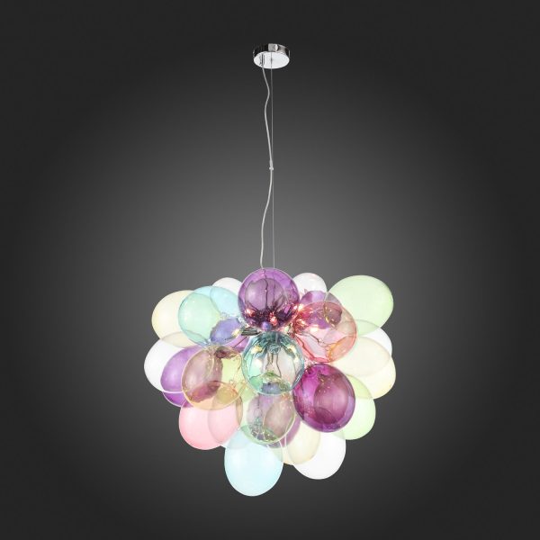 SL432.153.12 Светильник подвесной ST-Luce Хром/Разноцветный G9 12*5W SOSPIRO — изображение 2