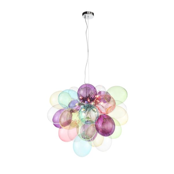SL432.153.12 Светильник подвесной ST-Luce Хром/Разноцветный G9 12*5W SOSPIRO — изображение 3