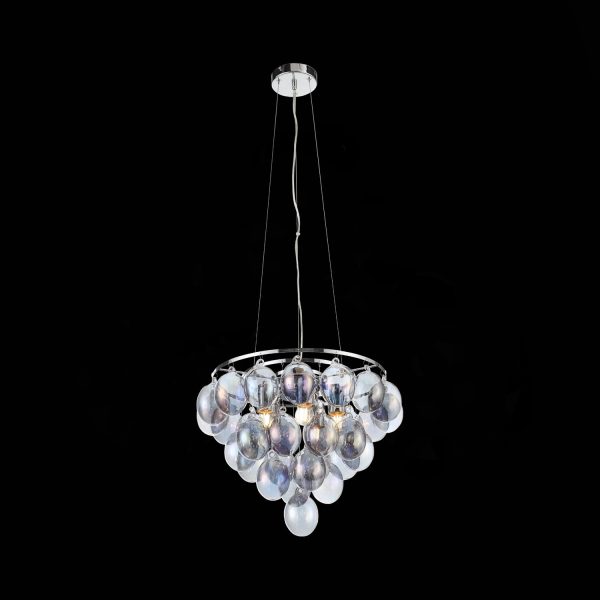 SL432.703.05 Люстра подвесная ST-Luce Хром/Перламутровый E27 5*60W SOSPIRO — изображение 4