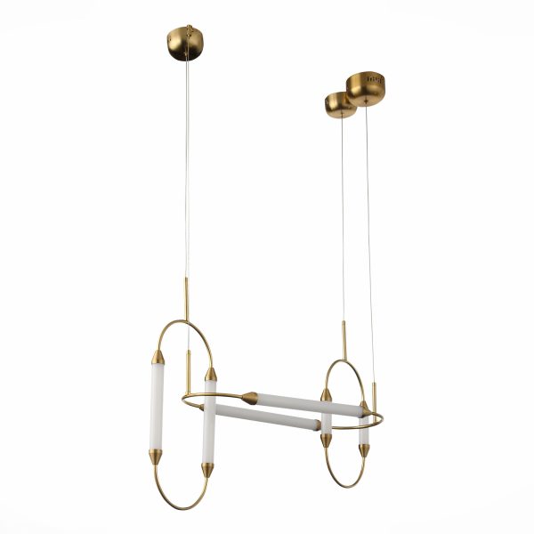 SL6004.303.06 Светильник подвесной ST-Luce Латунь/Белый LED 6*6W 3000K OLBIA — изображение 4