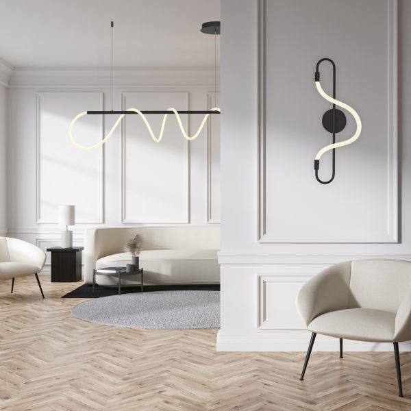 SL6102.403.45 Светильник подвесной ST-Luce Черный/Белый LED 1*45W 3000K SAGRATO — изображение 5