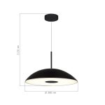 SL6128.403.01 Светильник подвесной ST-Luce Черный/Черный LED 1*24W 3000K LID