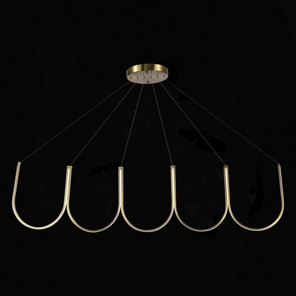 SL6202.213.01 Светильник подвесной ST-Luce Золотистый LED 1*68W 3000K HEIT SL6202.213.01 Светильник подвесной ST-Luce Золотистый LED 1*68W 3000K HEIT